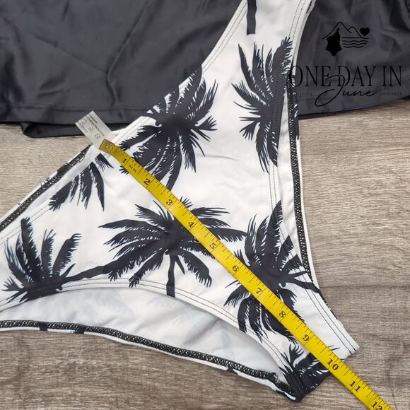 Aleumdr Halter High Neck Tankini Swimsuit Size 2XL - Picture 4 of 5